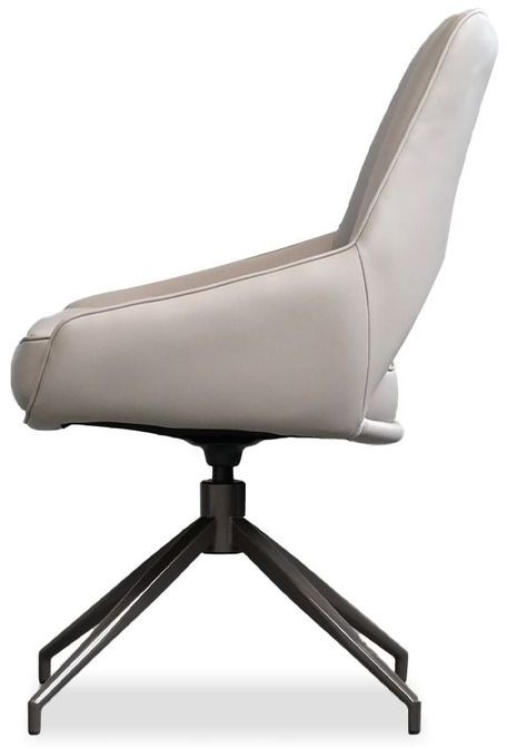 Mobital Sofia Dining Chair with Black Base - Antique Bronze, Leatherette
