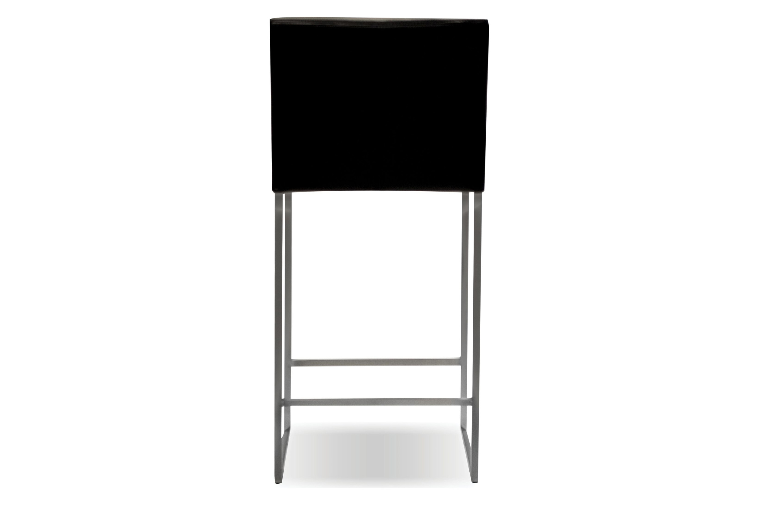 Mobital Tate Counter Stool - Black, Leather