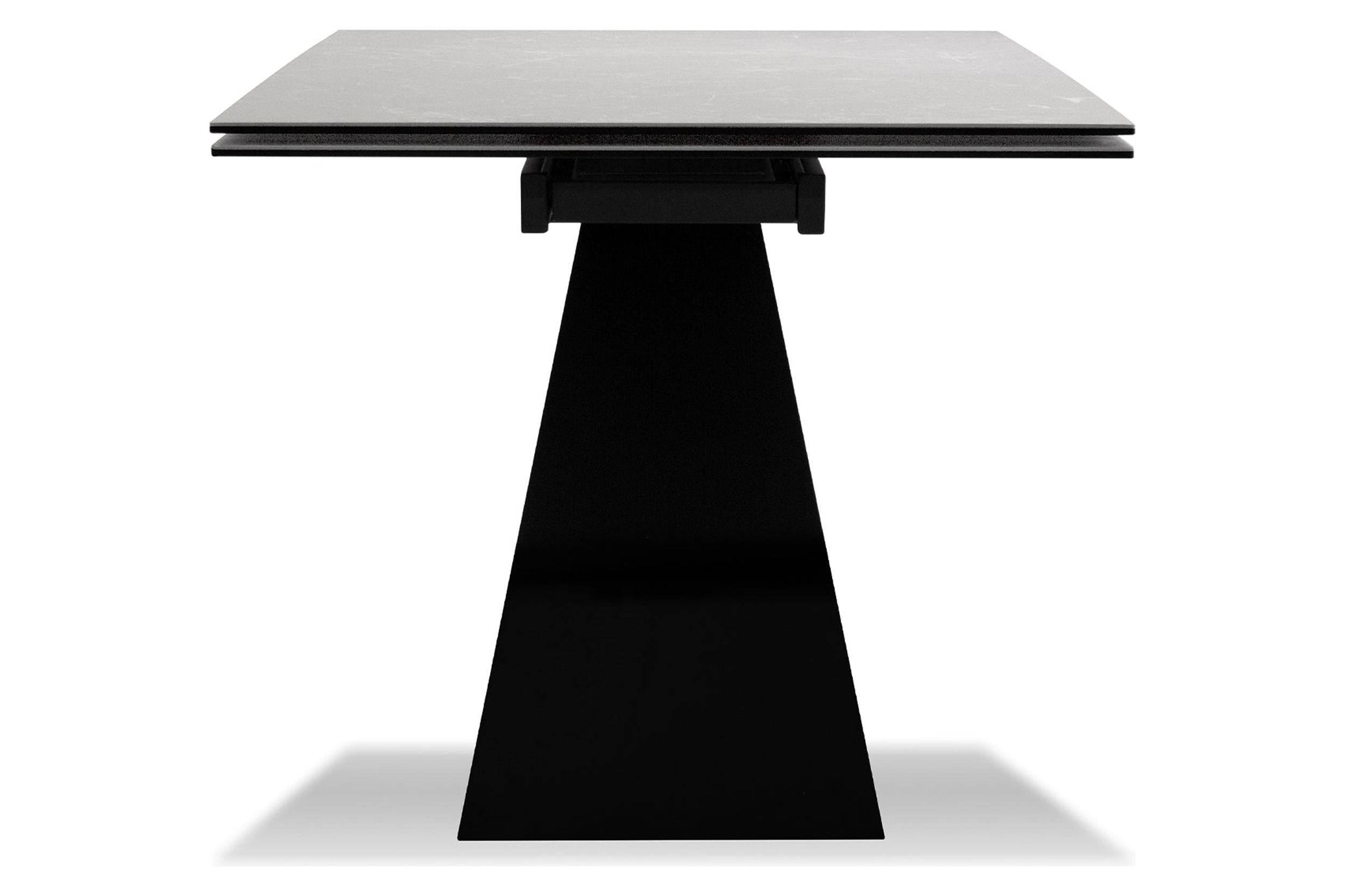 Mobital The W Dining Table with Double Extension - Carrera, Ceramic