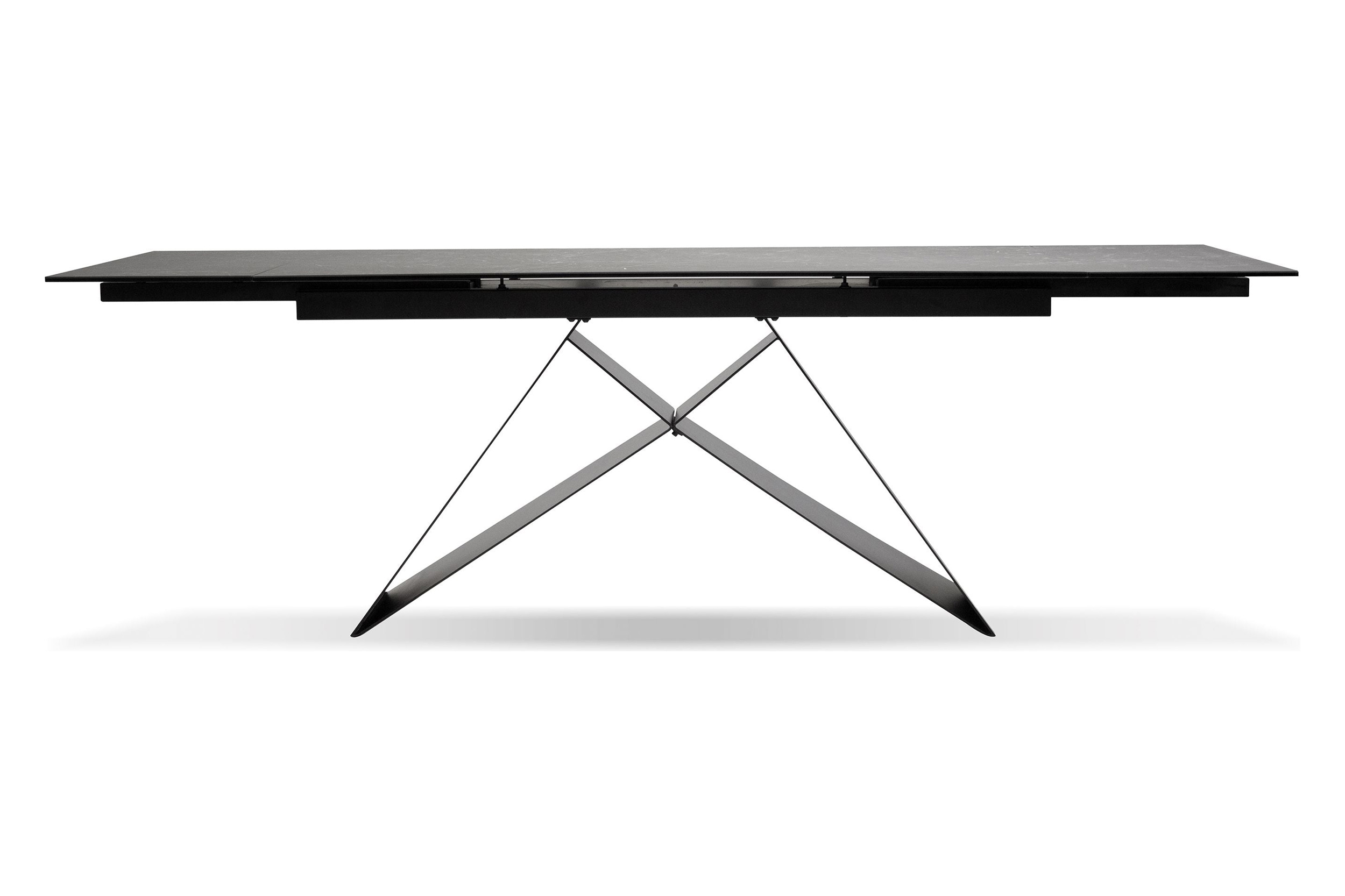 Mobital The W Dining Table with Double Extension - Slate, Ceramic