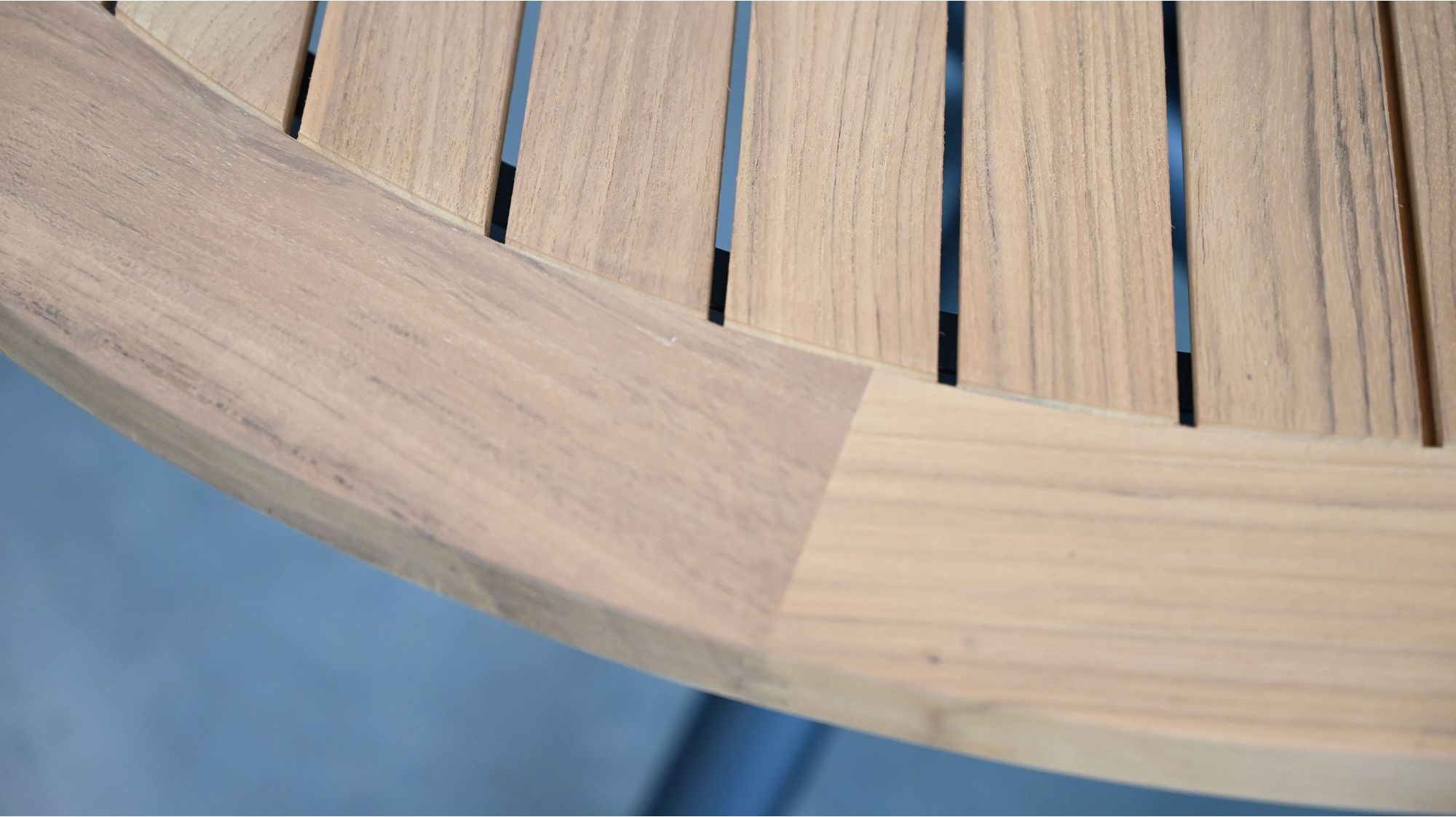 Mobital - Torch Round Dining Table in Teak Top