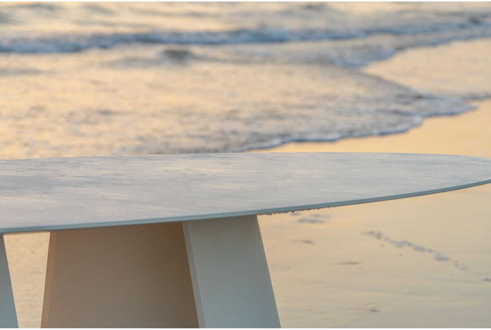 Mobital - Tumuli Oval Dining Table in Tapioca