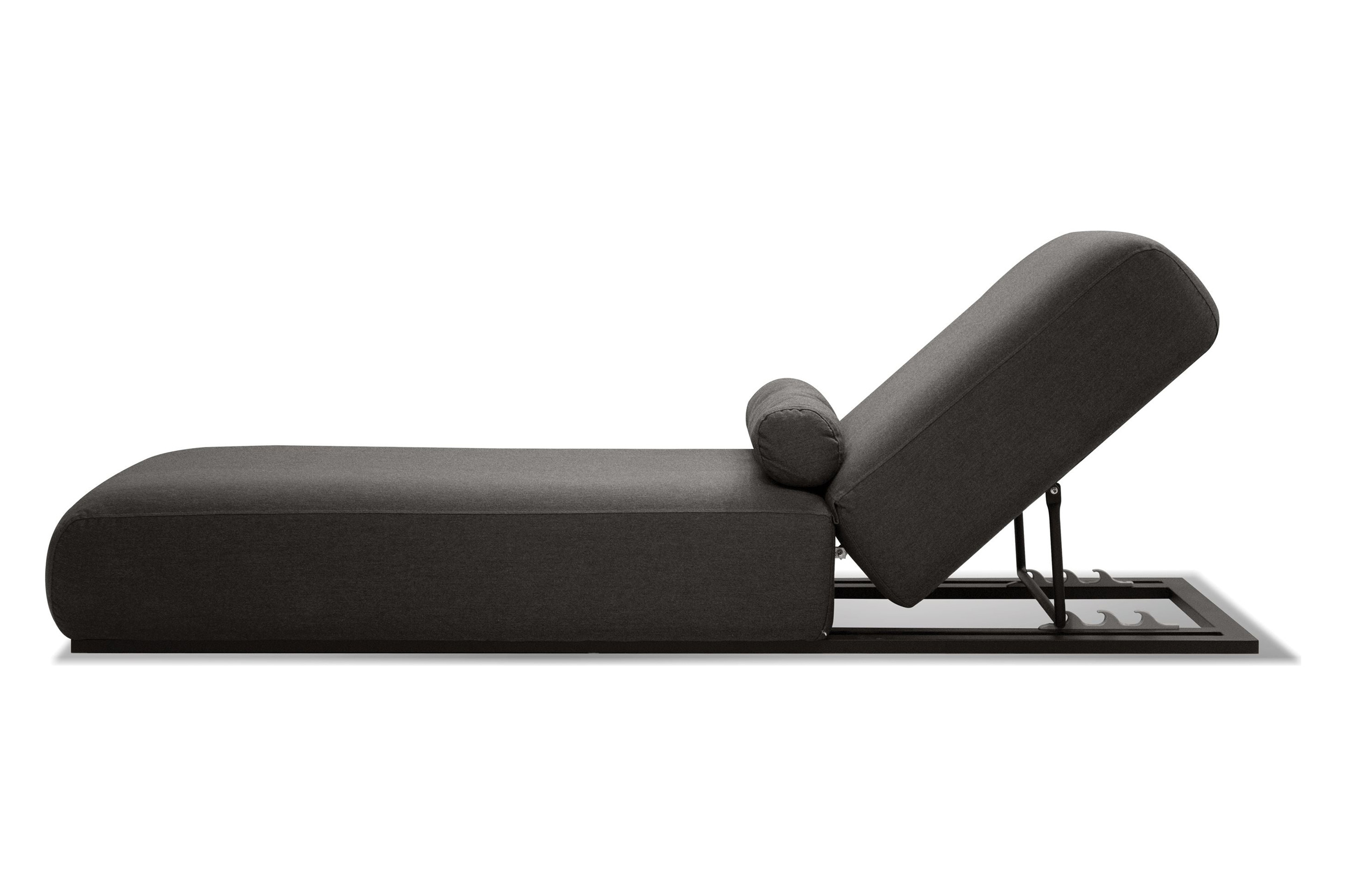 Mobital Bondi Lounger  - Charcoal Gray, Fabric