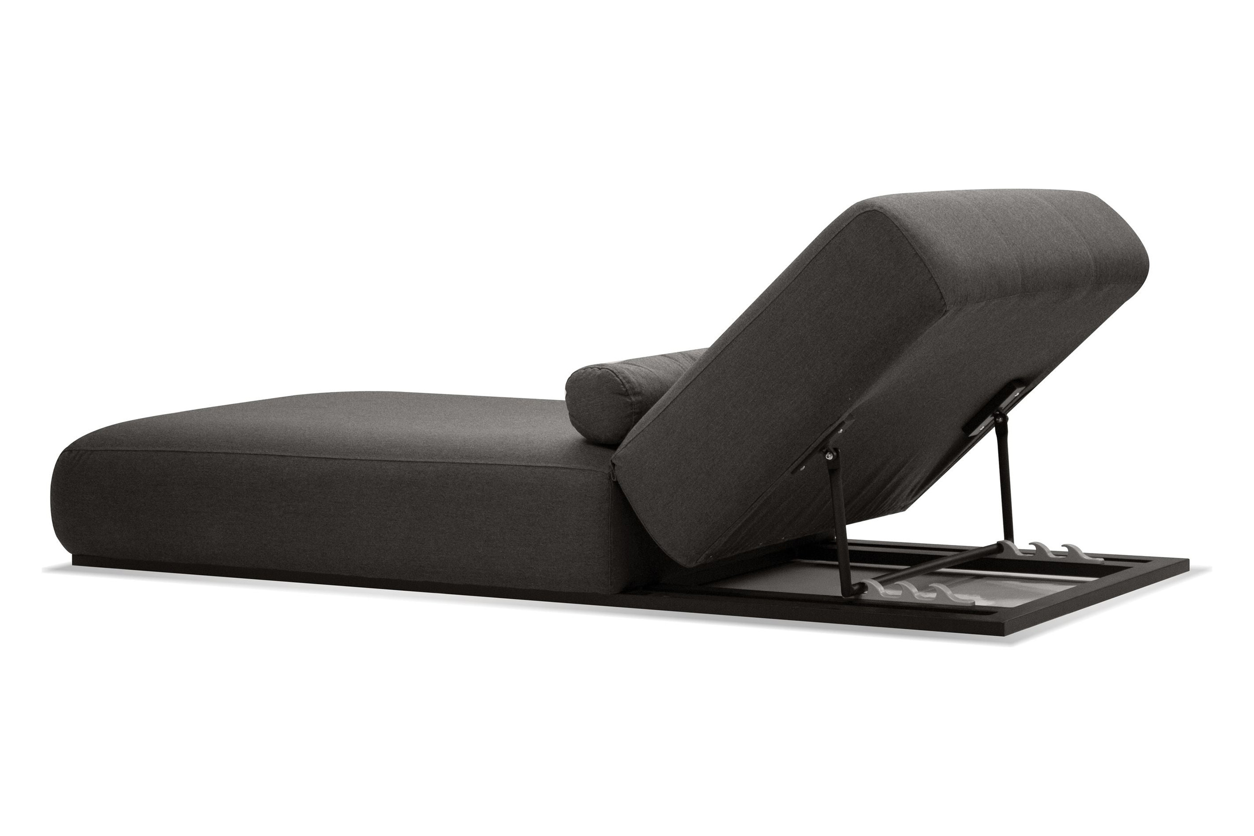 Mobital Bondi Lounger  - Charcoal Gray, Fabric