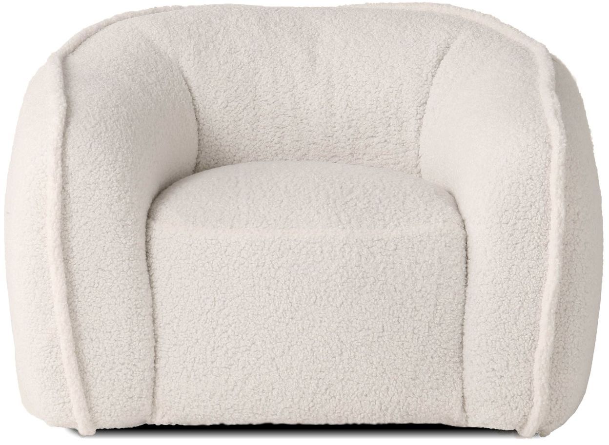 Mobital - Duffy Occasional Chair in Cream Teddy, Fabric