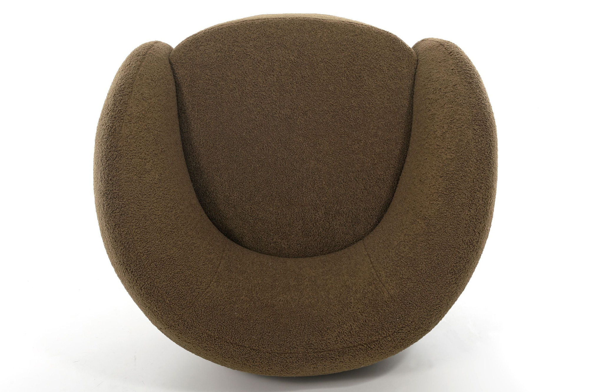 Mobital Dune Swivel Lounge Chair - Army Teddy, Fabric