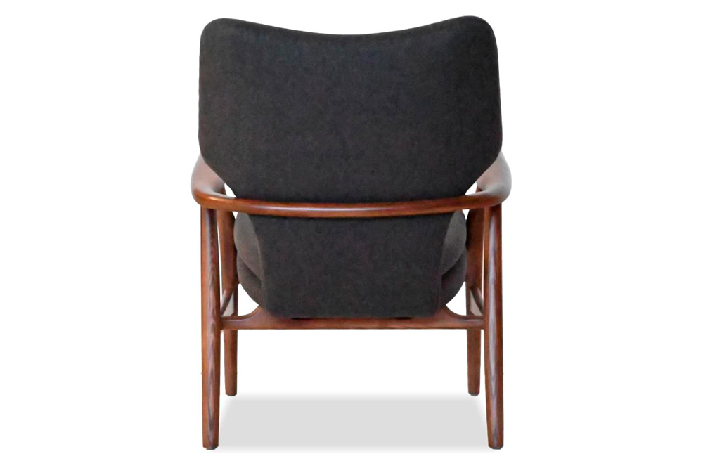 Mobital Ingrid Armless Lounge Chair - Gray, Fabric