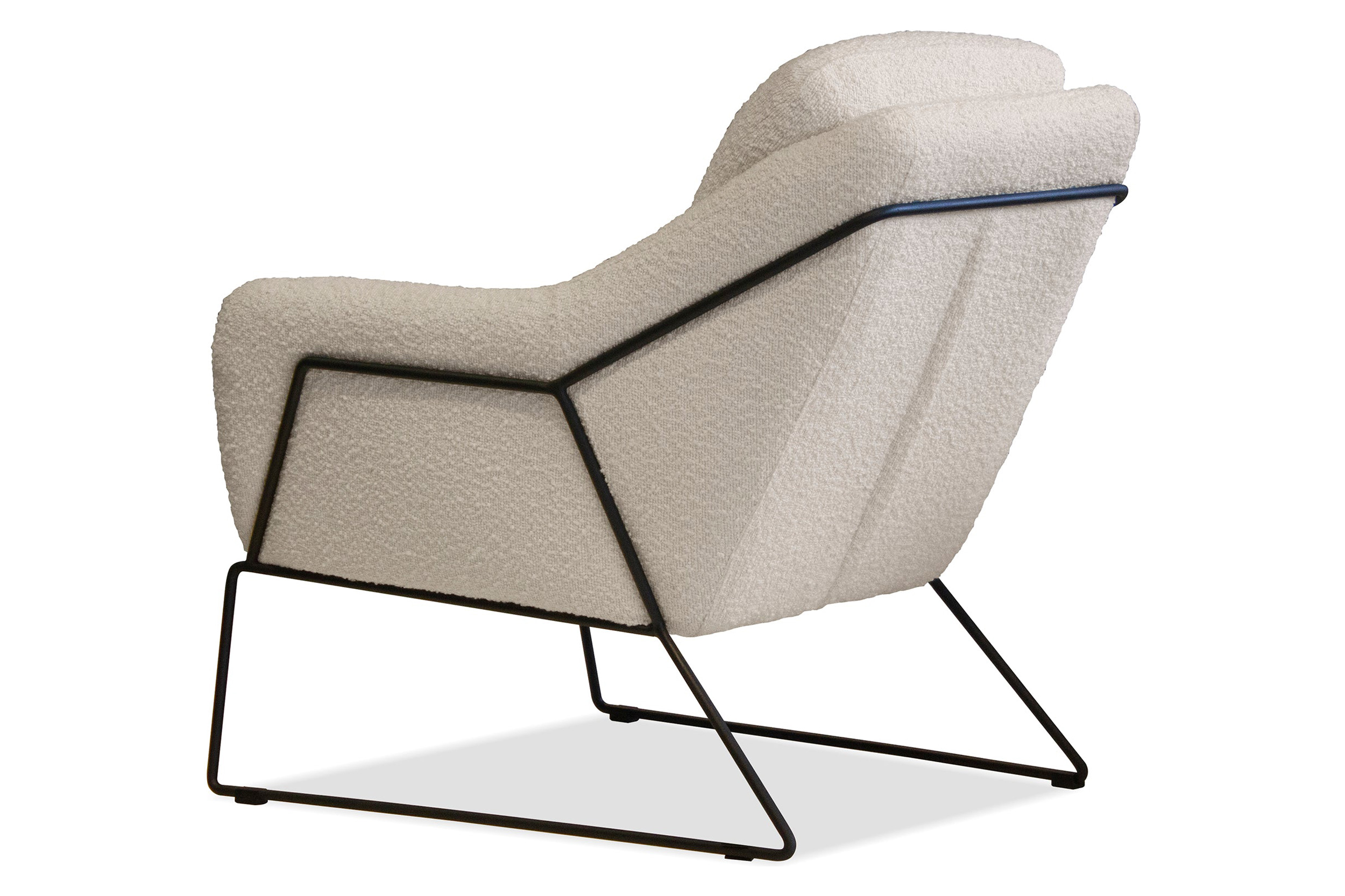 Mobital - Jasper Flared Arms Solid Armchair