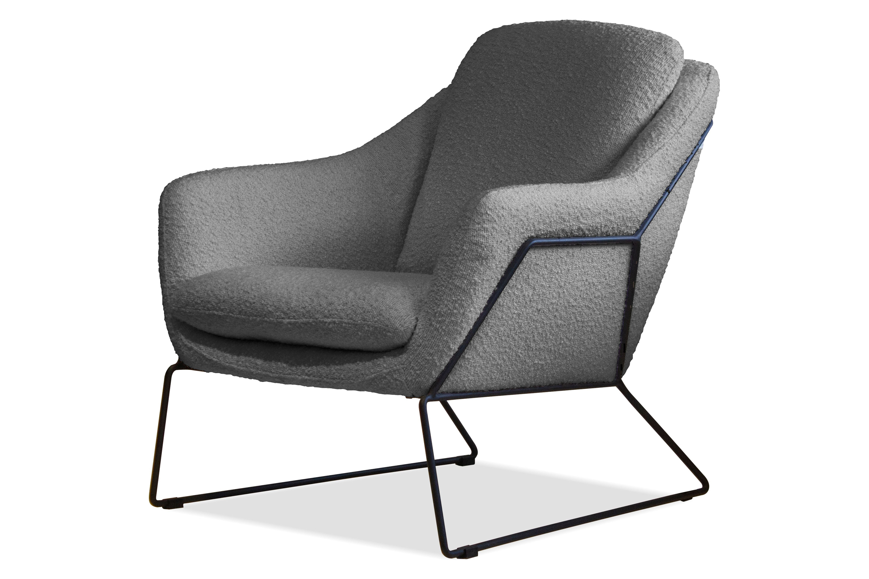 Mobital - Jasper Flared Arms Solid Armchair