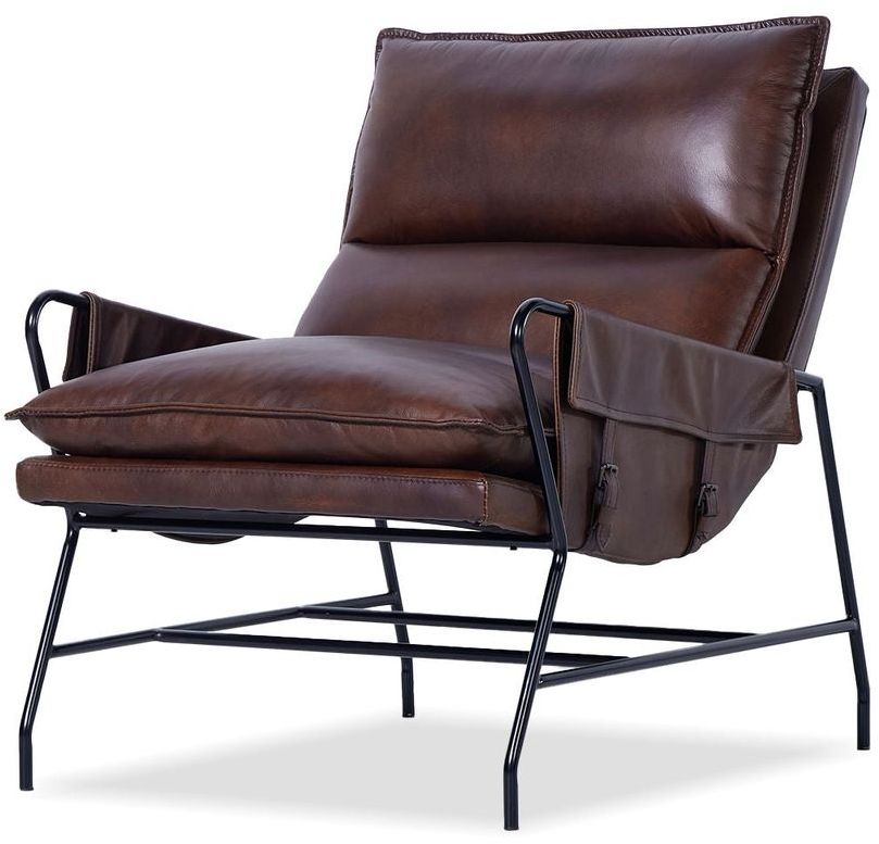Mobital Meier Lounge Chair - Mocha Brown, Leather