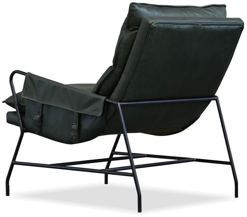 Mobital Meier Lounge Chair - Moss Green, Leather