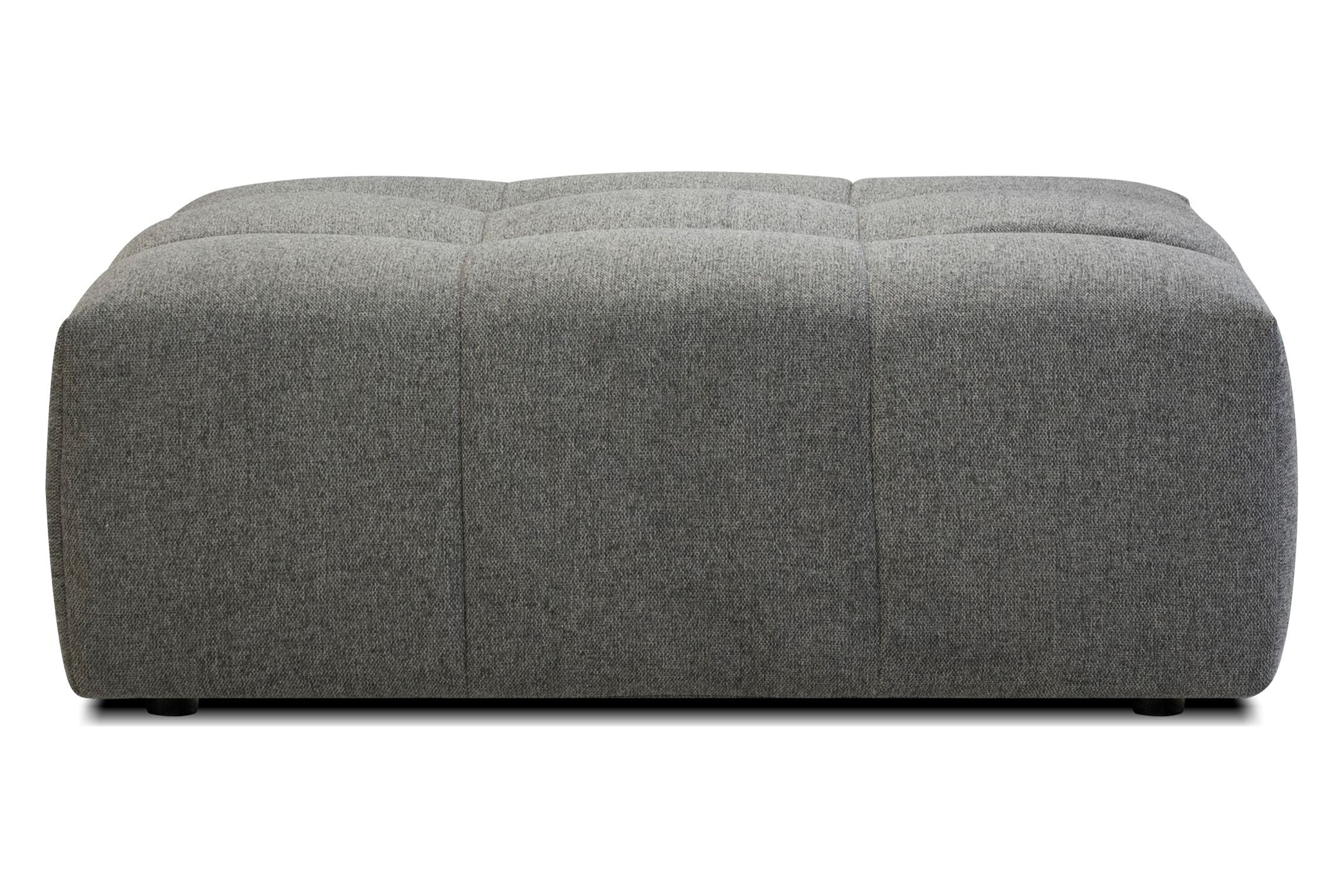 Mobital - Mallow Piece of Sectional in Gray Chenille, Fabric