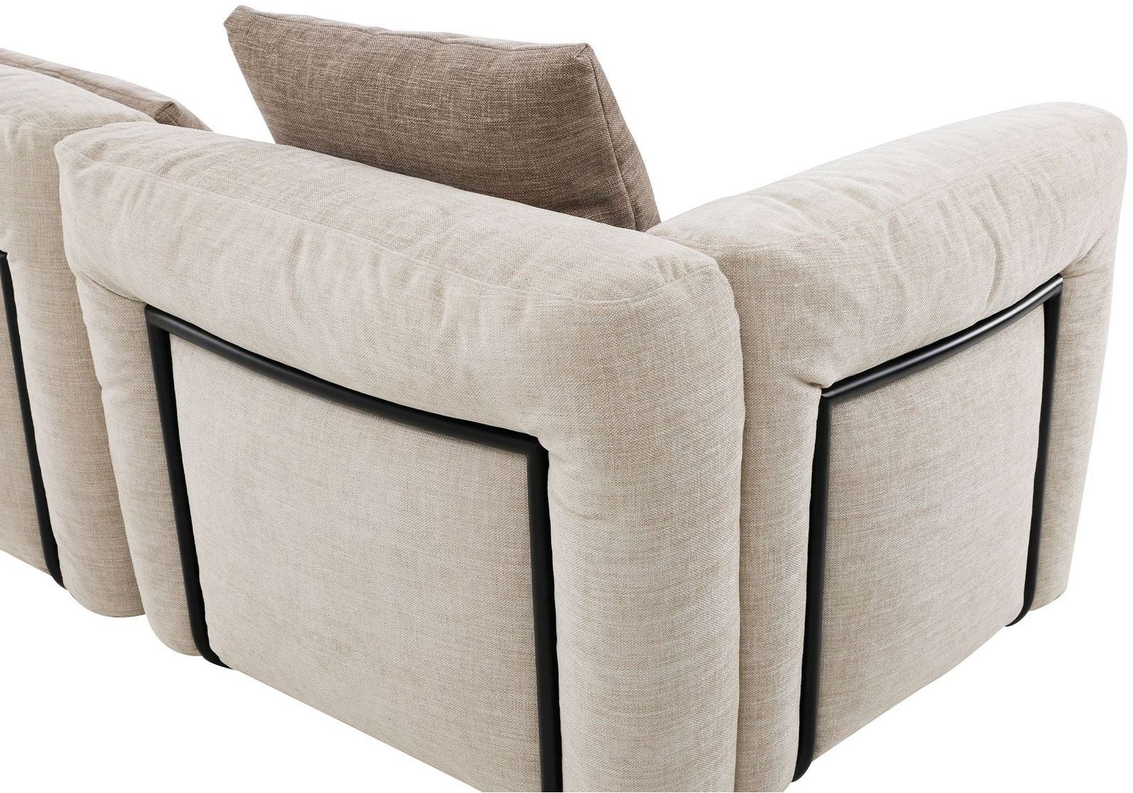 Mobital - Maarten Sectional in Desert Taupe, Fabric