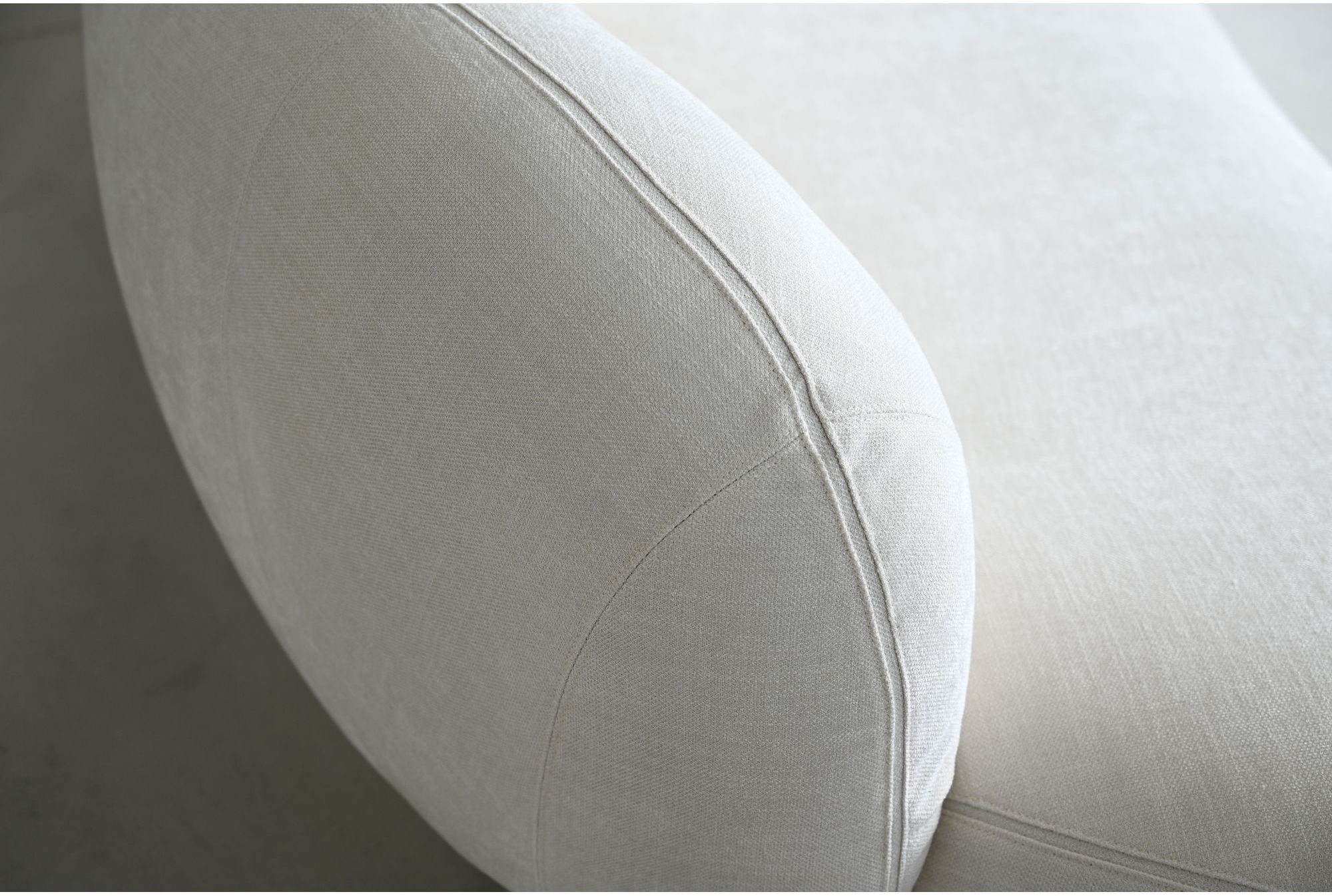 Mobital Moritz 2-Piece Chaise Facing Left Sectional - White, Fabric