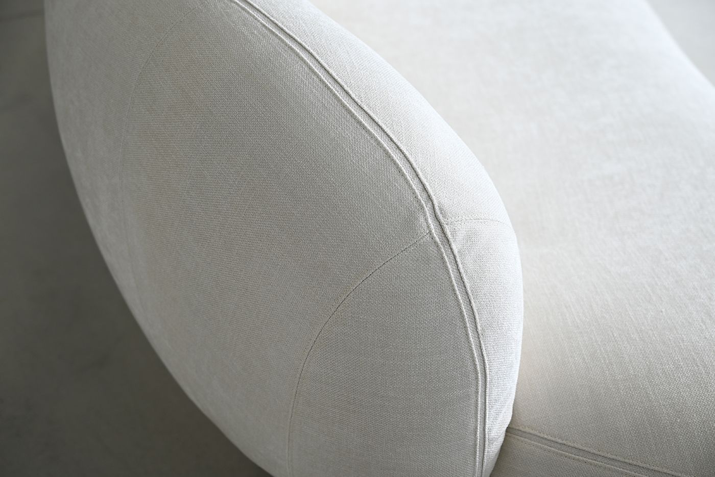 Mobital Moritz 2-Piece Chaise Facing Right Sectional - White, Fabric