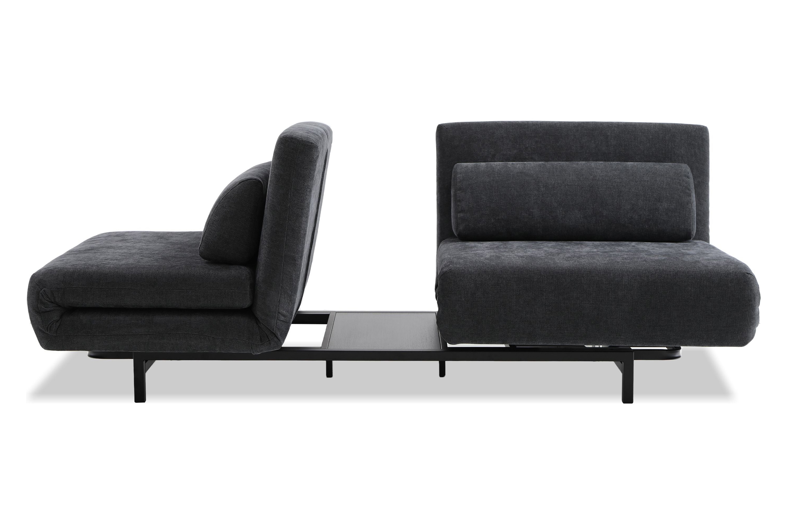 Mobital - Iso Double Chair-Bed in Dusk Chenille, Fabric