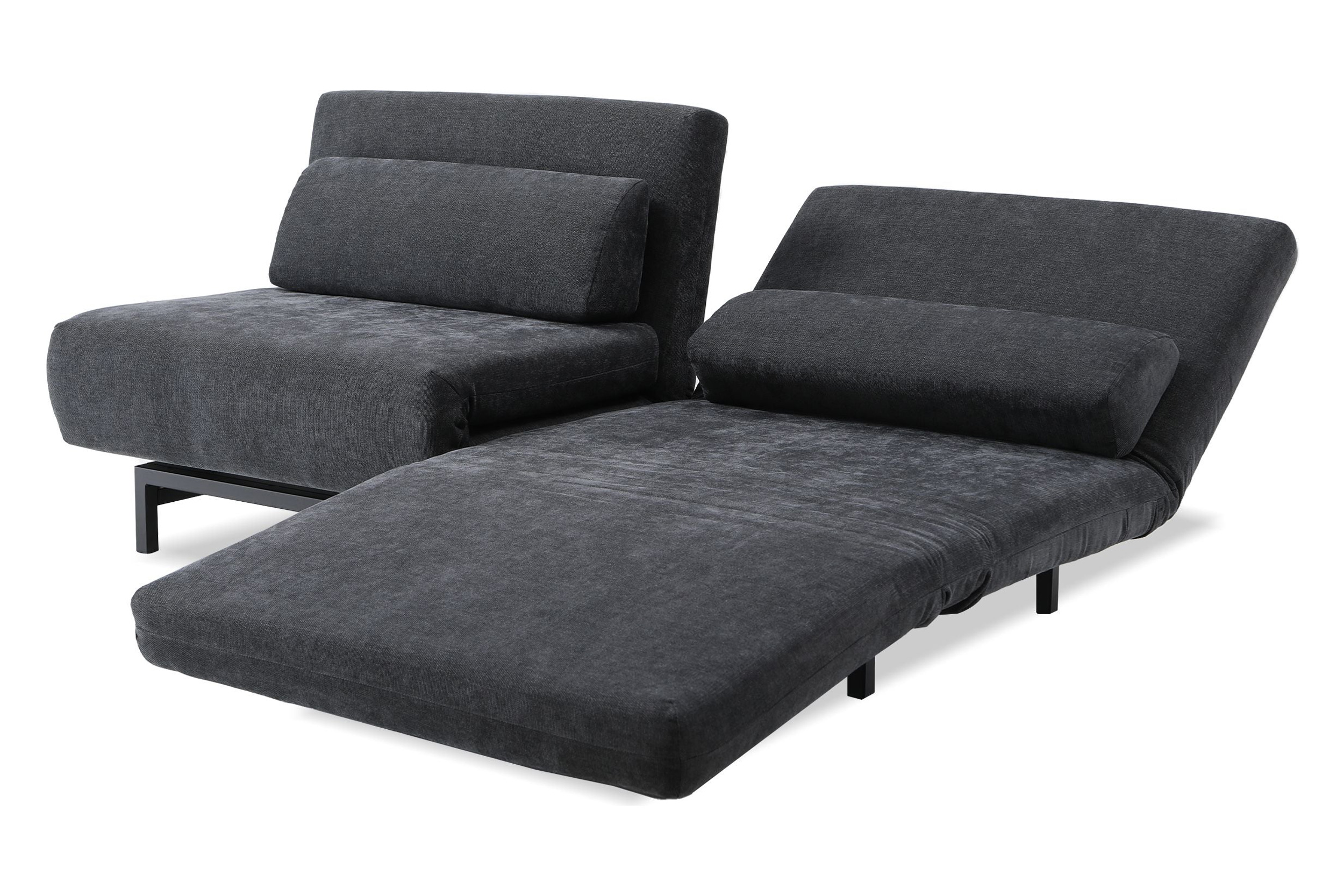 Mobital - Iso Double Chair-Bed in Dusk Chenille, Fabric