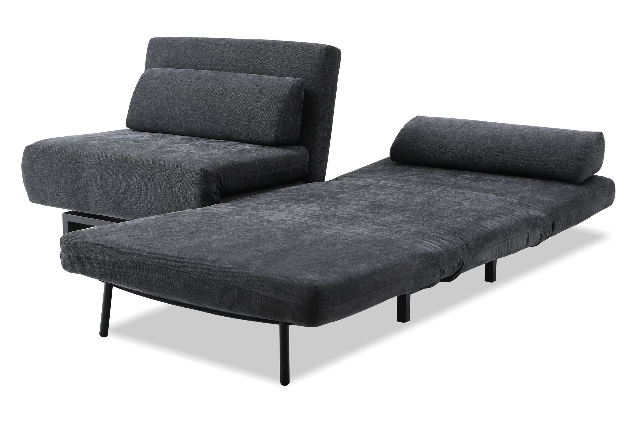 Mobital - Iso Double Chair-Bed in Dusk Chenille, Fabric