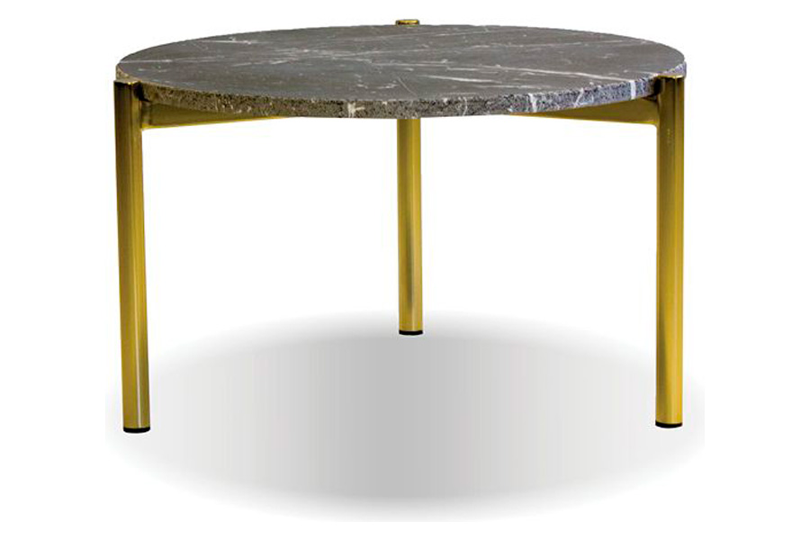 Mobital Atlas Round Coffee Table - Matte Black, Small