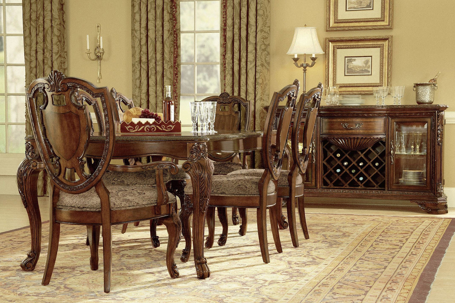 A.R.T. - Old World Leg Dining Table