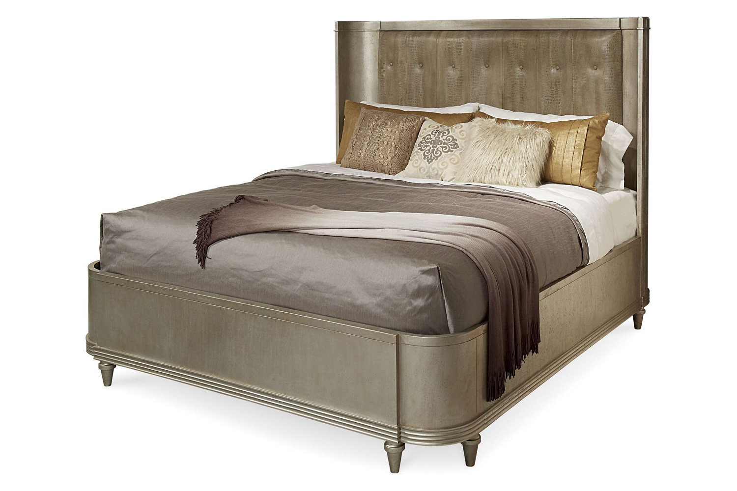 A.R.T. - Morrissey Bezel Lloyd Upholstered Shelter Bedroom Set