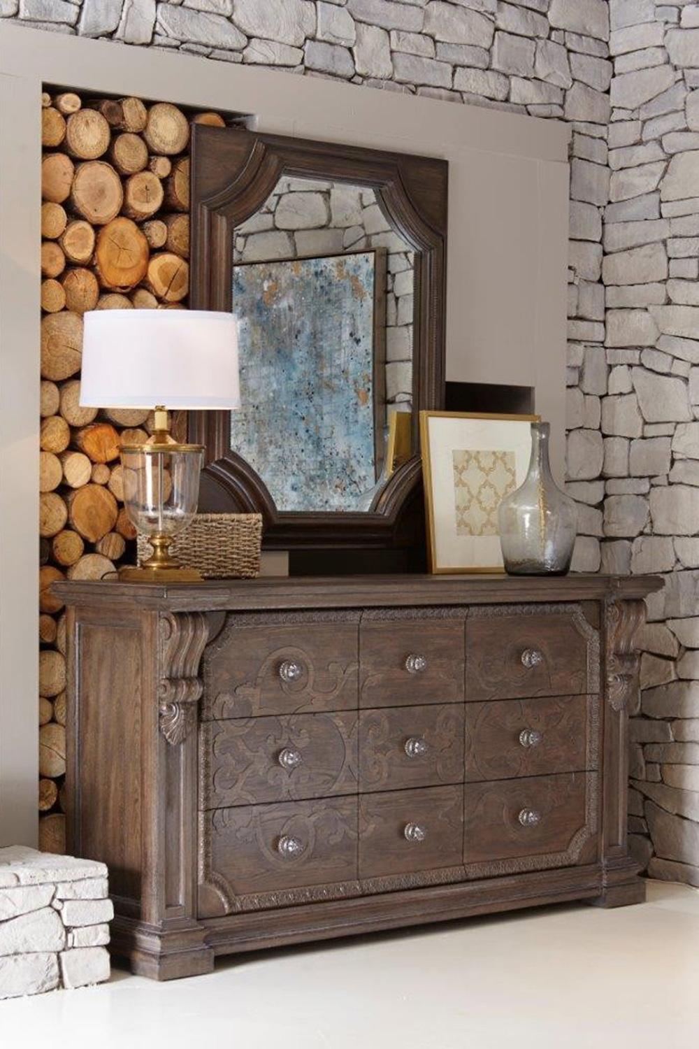 A.R.T. - Furniture Vintage Salvage Searles Mirror