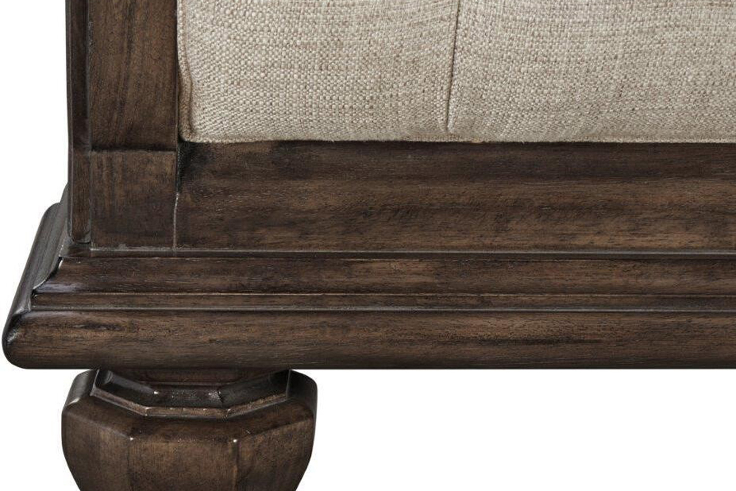 A.R.T. Furniture Vintage Salvage Lanza Upholstered Tufted Bed - Queen Size