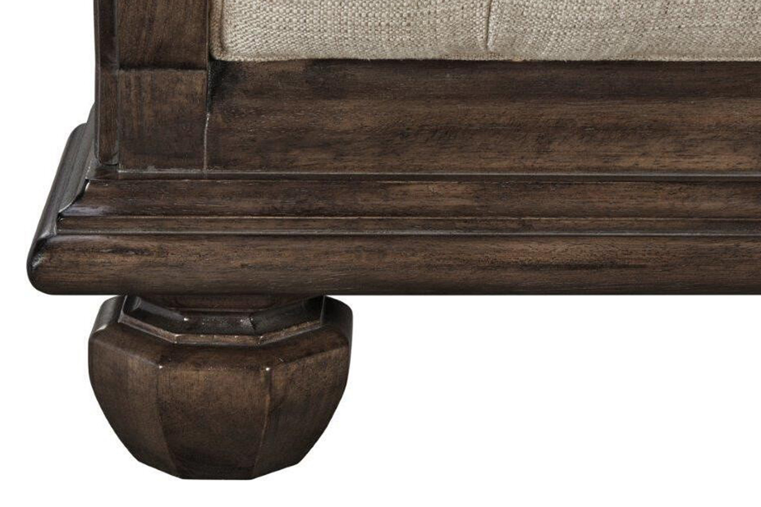 A.R.T. Furniture Vintage Salvage Lanza Upholstered Tufted Bed - King Size