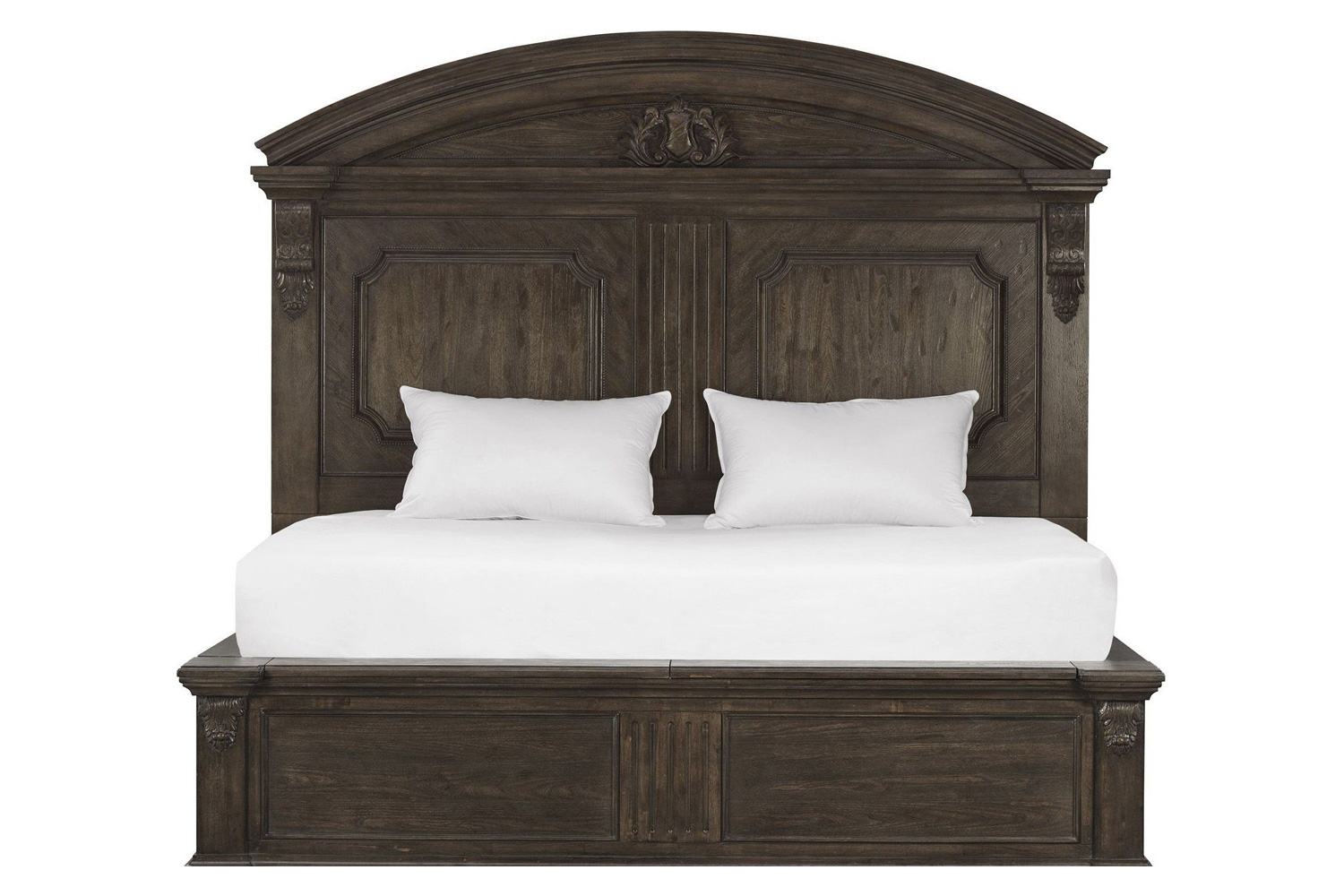 A.R.T. Vintage Salvage Walnut Chambers Panel Bed - Queen Size