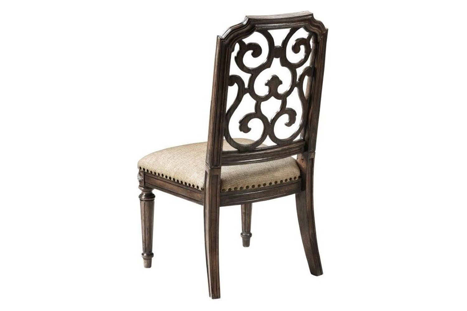 A.R.T. - Furniture Vintage Salvage Tristan Fret Back Side Chair Set of 2