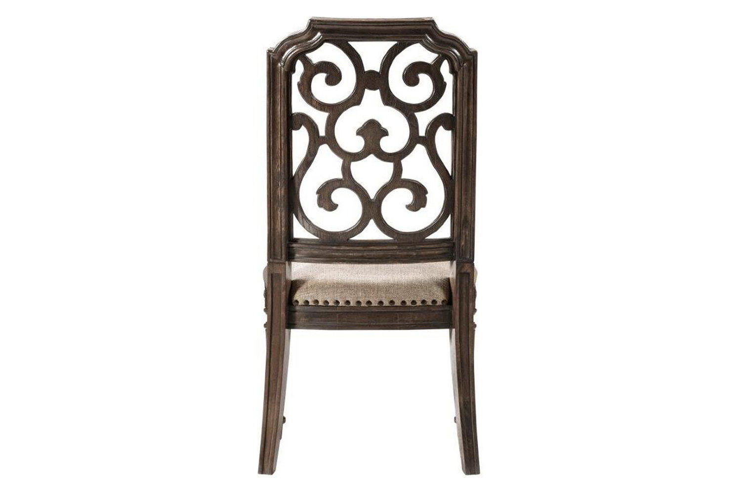 A.R.T. - Furniture Vintage Salvage Tristan Fret Back Side Chair Set of 2