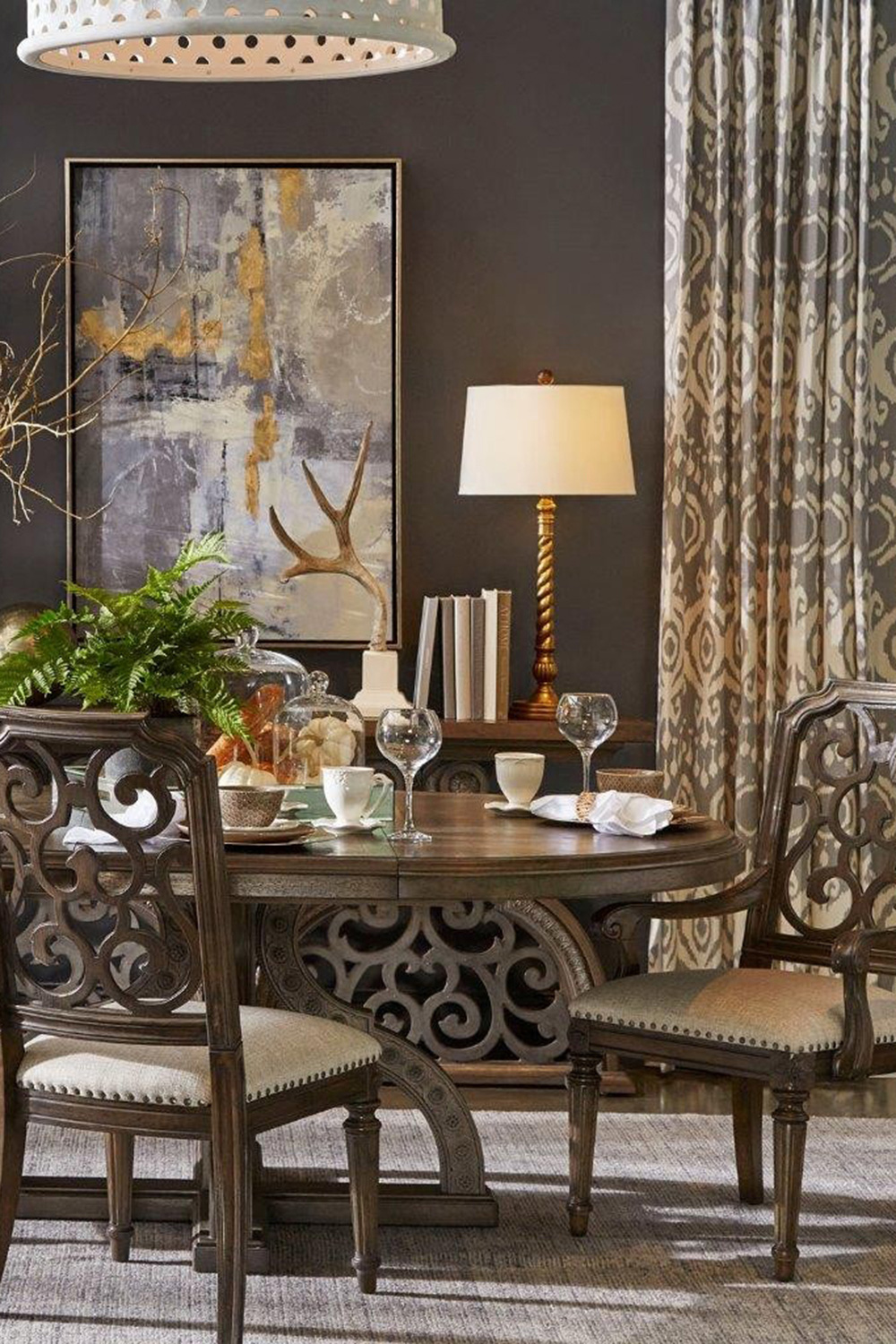 A.R.T. - Furniture Vintage Salvage Aiden Round Dining Table