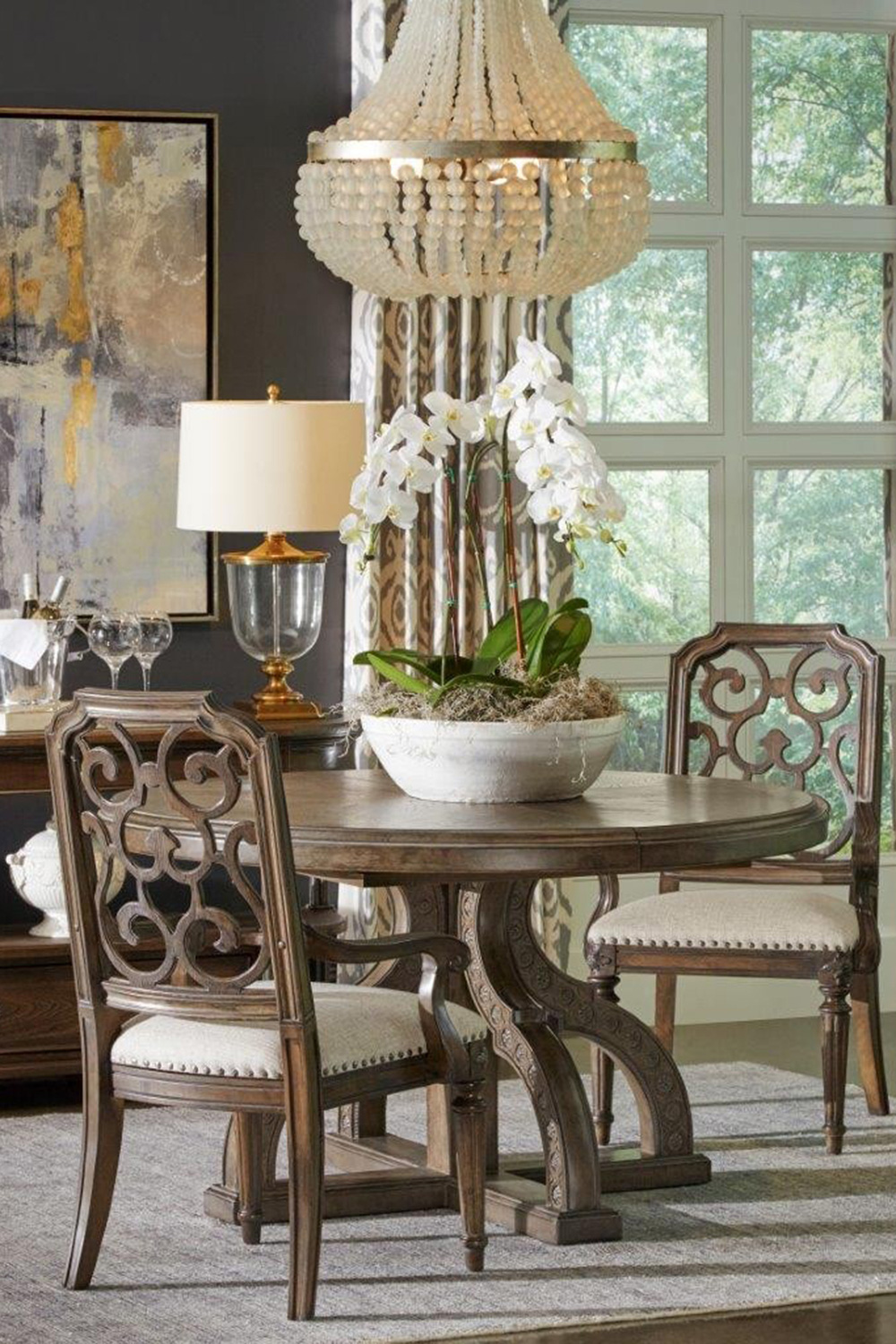 A.R.T. - Furniture Vintage Salvage Aiden Round Dining Table