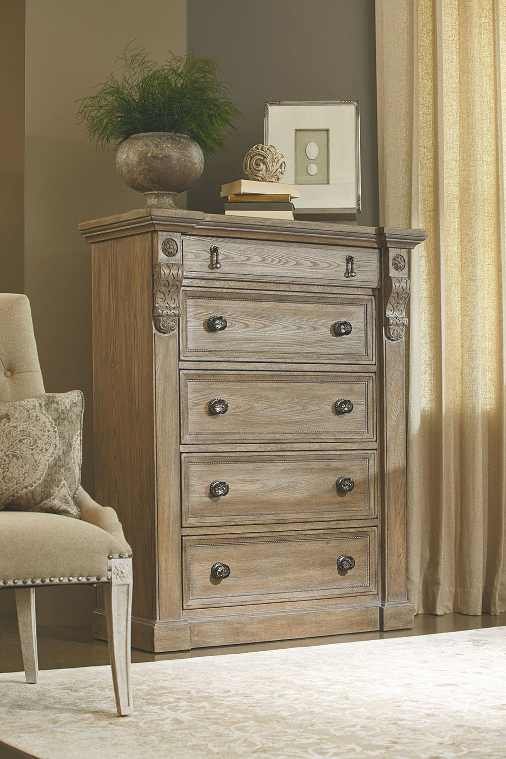 A.R.T. - Arch Salvage Parchment Jackson Drawer Chest