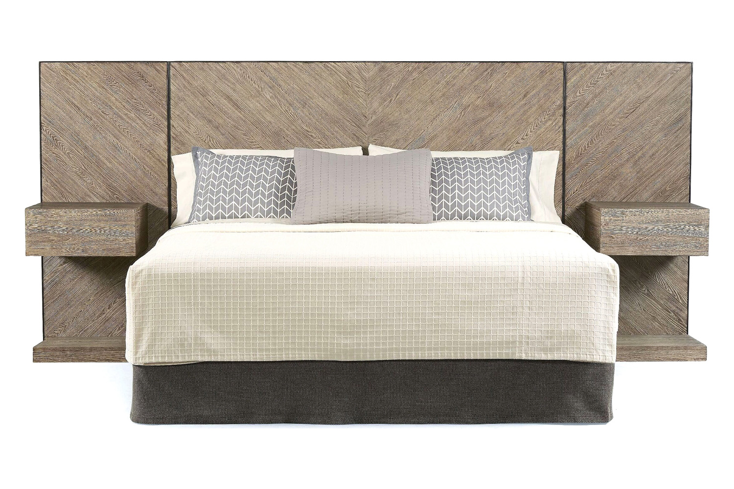 A.R.T. - Epicenters Austin Brown Cedar Park Wall Nightstand Set of 2
