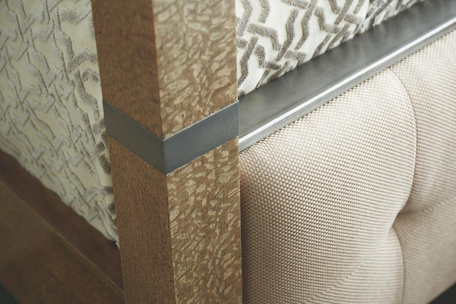 A.R.T. Prossimo Pizza Alto Upholstered Canopy Bed - California King Size