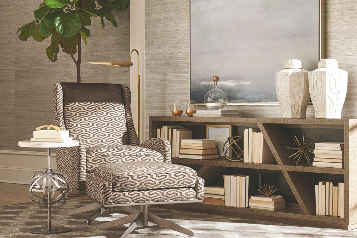 A.R.T. - Prossimo Bronze Metallic Allora Spot Table