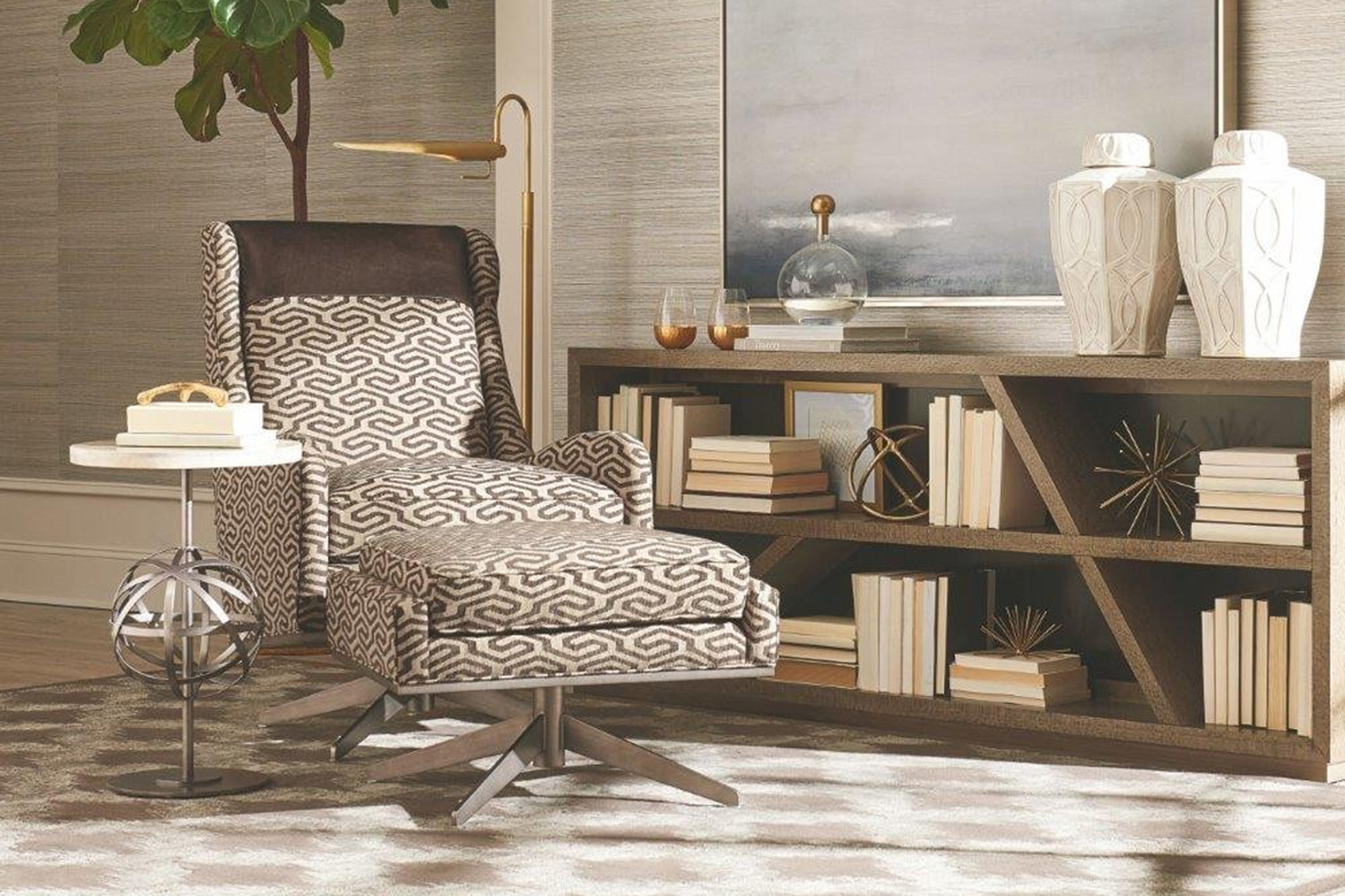 A.R.T. - Prossimo Marrone and Pizza Capri Bookcase