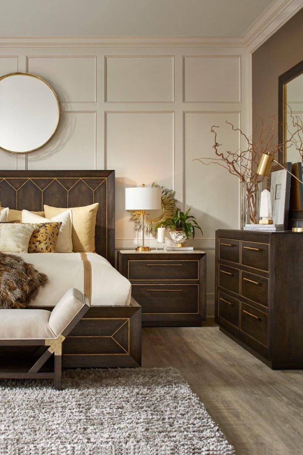 A.R.T. Furniture Woodwright Eichler Panel Bed - Queen Size