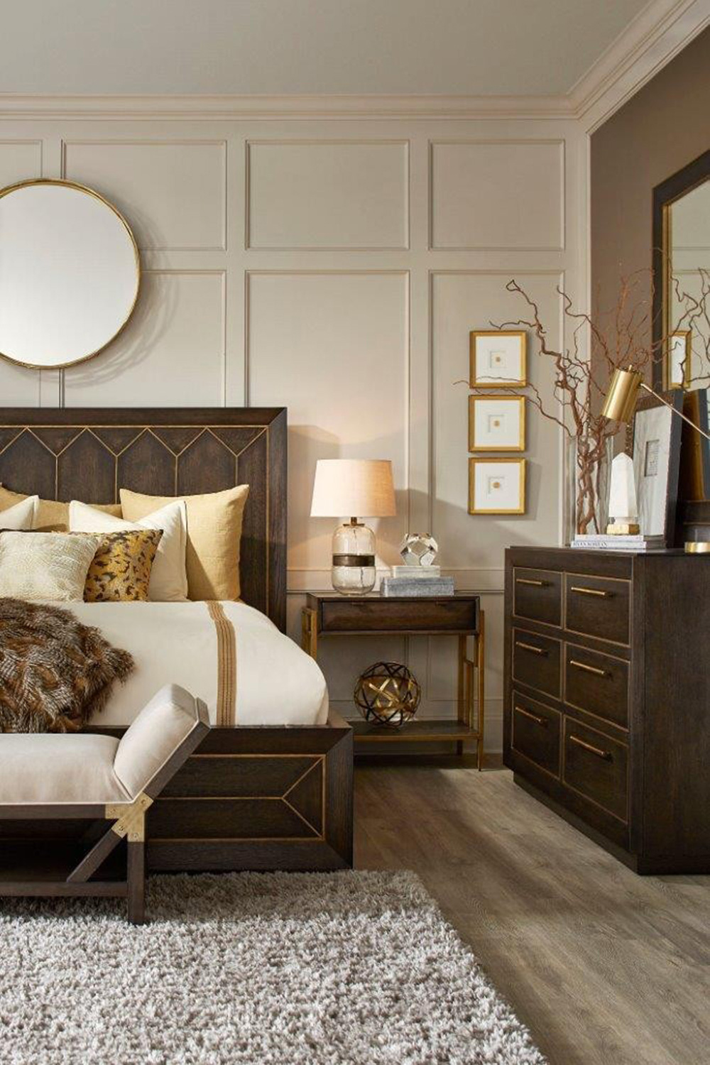 A.R.T. Furniture Woodwright Eichler Panel Bed - Queen Size