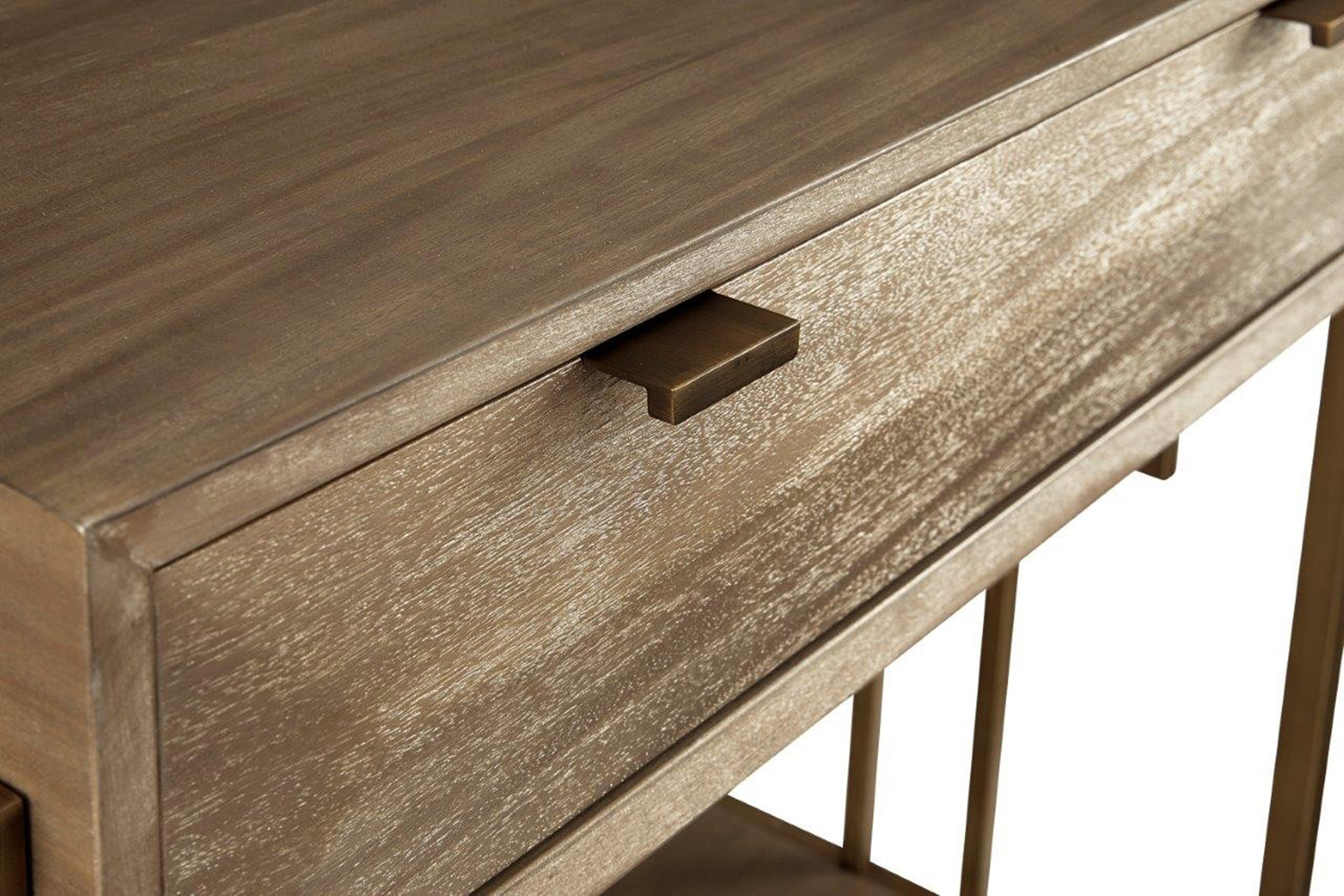 A.R.T. - Furniture Woodwright Ennis Nightstand Champagne