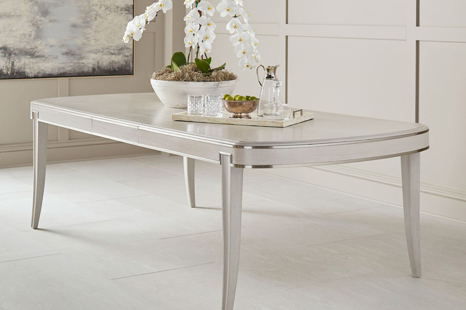 A.R.T. - La Scala Ivory Extendable Dining Table