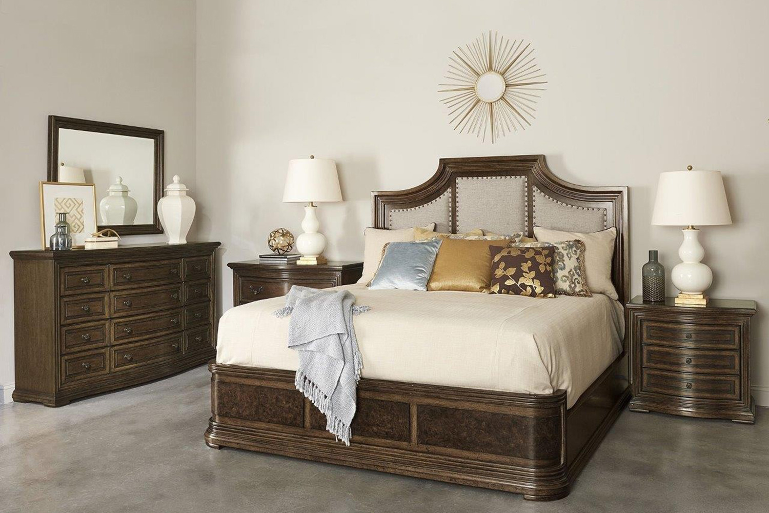 A.R.T. - Kingsport Medium Oak Bevel Mirror