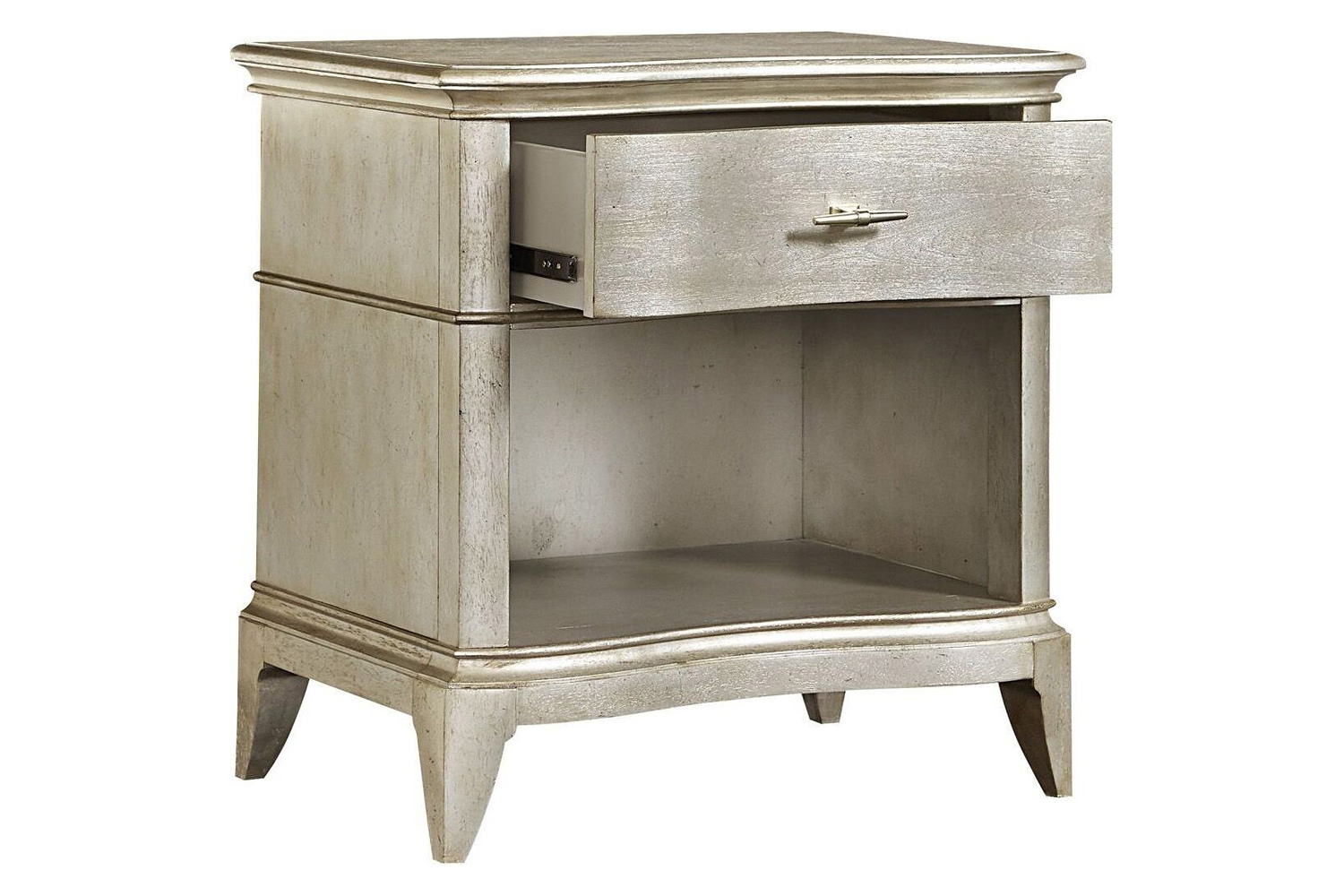 A.R.T. - Starlite Silver Open Nightstand