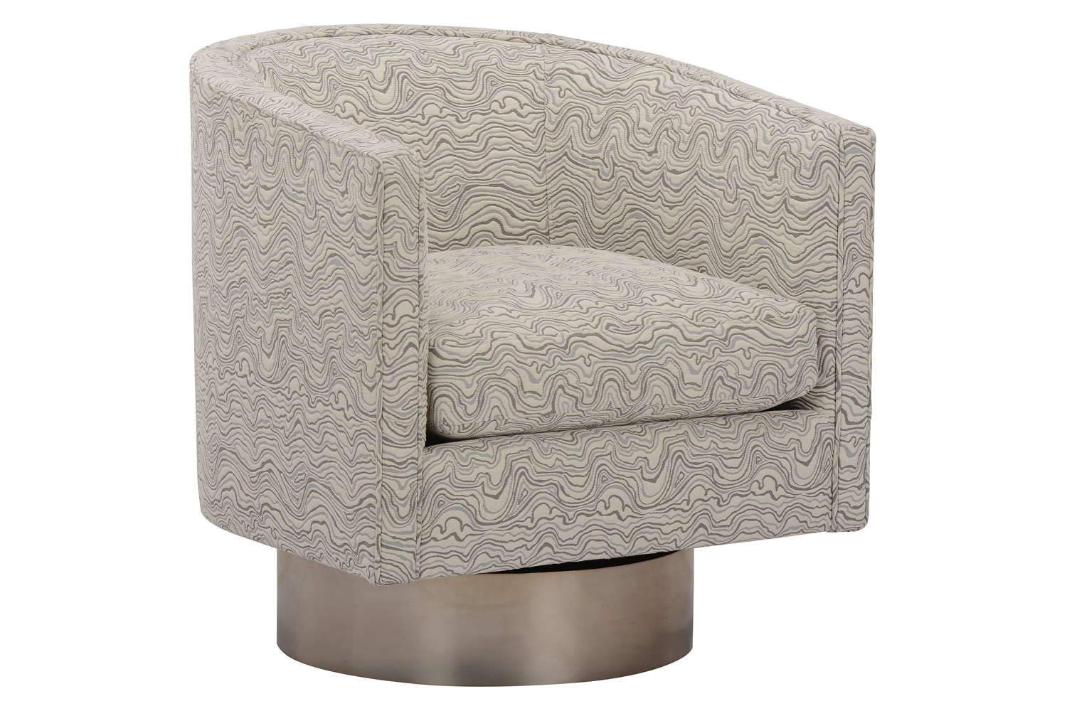 A.R.T. - Epicenters Maya Swivel Chair Contemporary Stripe