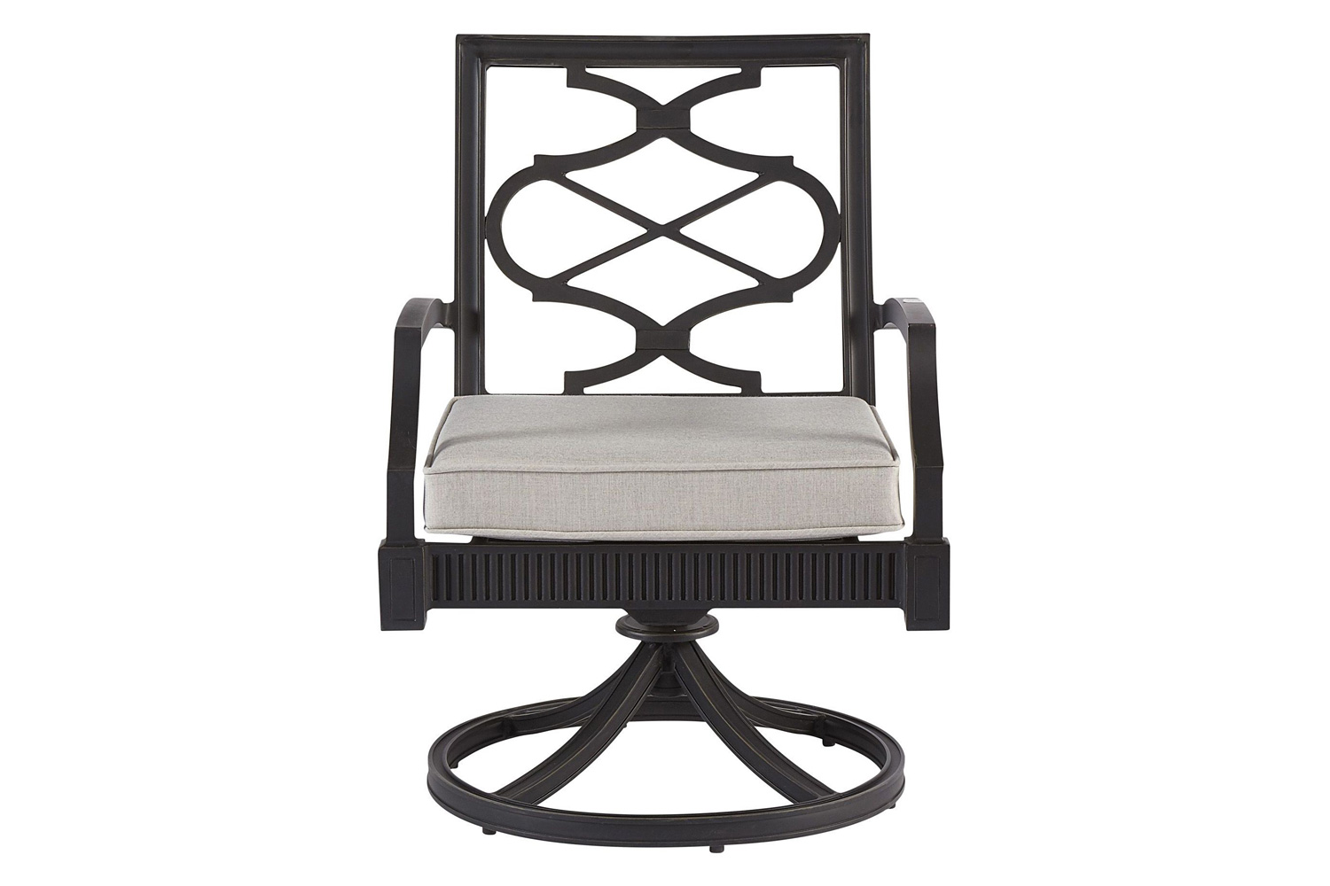 A.R.T. - Morrissey Phillips Charcoal Outdoor Swivel Dining Rocker Set of 2