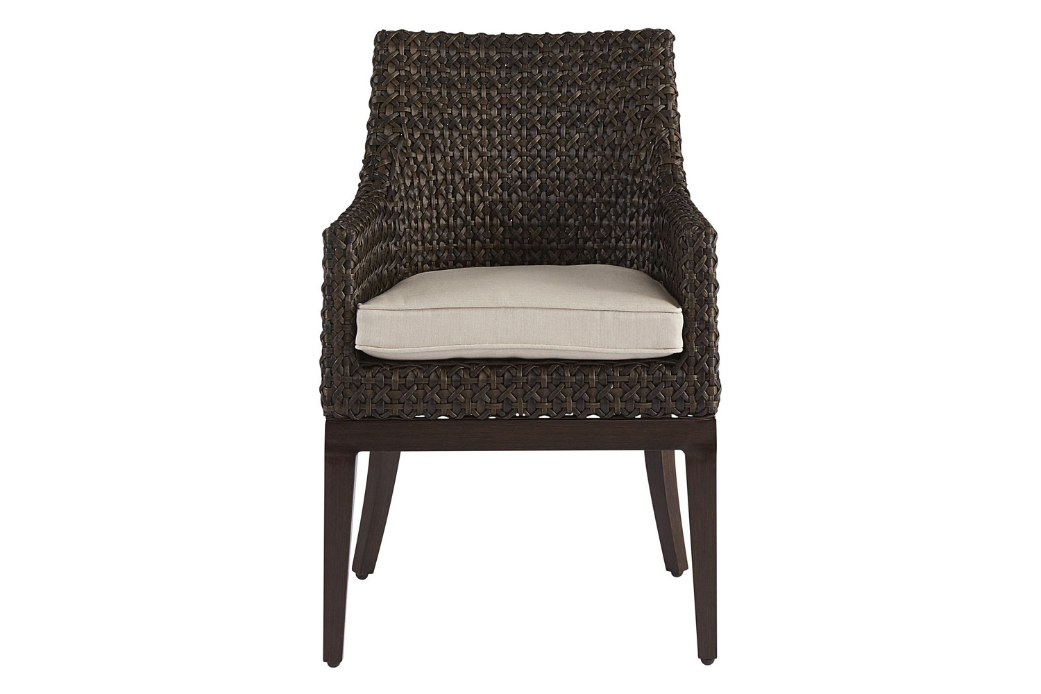 A.R.T. - Epicenters Ebony Franklin Wicker Outdoor Dining Chair