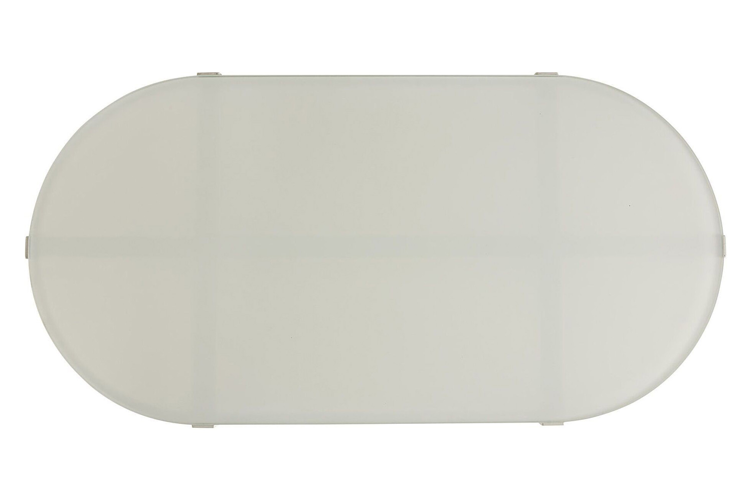 A.R.T. - Cityscapes Paint White Manning Outdoor Oval Cocktail Table