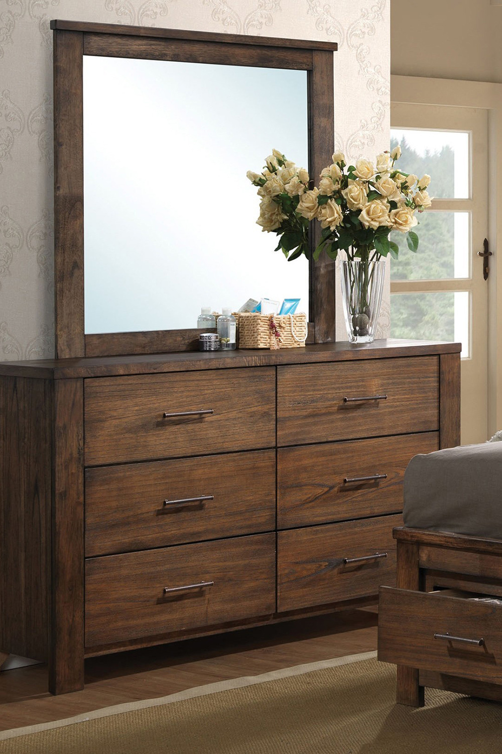ACME - Merrilee Mirror in Oak