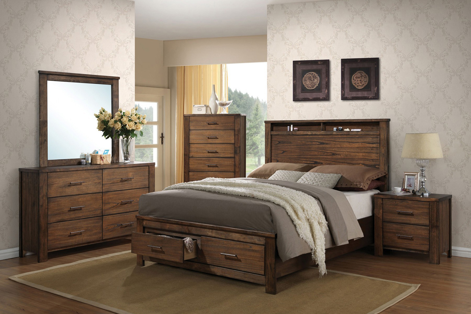 ACME - Merrilee Mirror in Oak